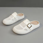 Damen Atmungsaktive Clogs mit verstellbarem Riemen und ergonomischem Fußbett EB