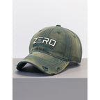 Herren-Baseballcap aus Distressed-Baumwolle
