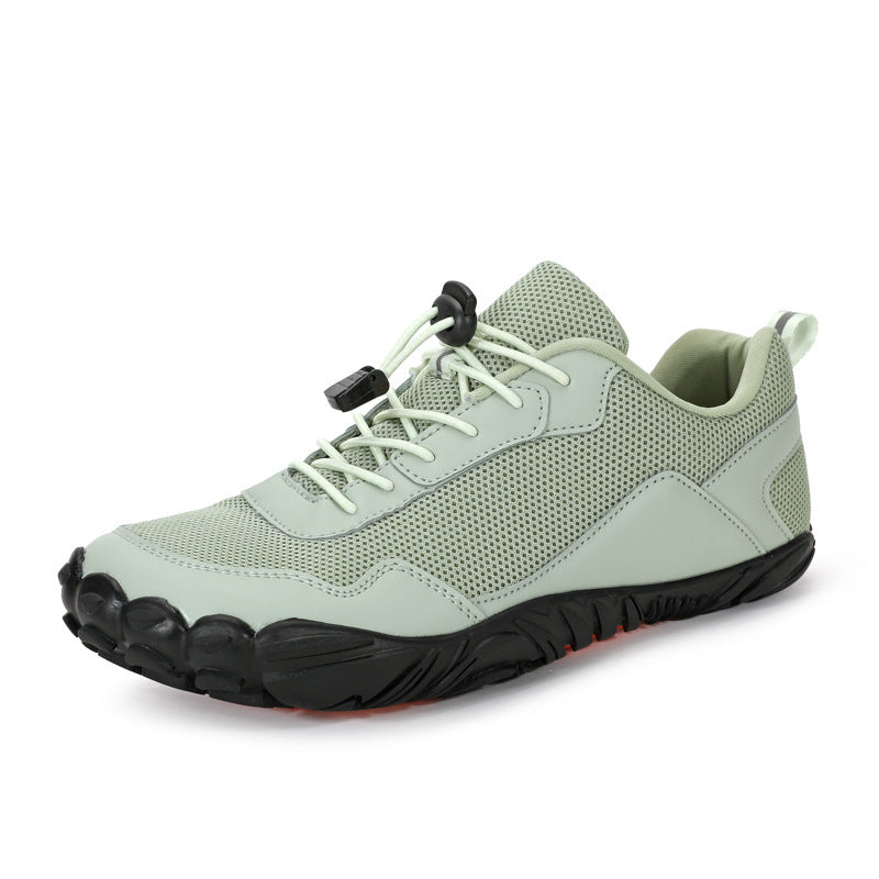 Herren nan leichter Schnellzug-Trekkingschuh mit Gummizehschutz, atmungsaktivem Meshoberteil und profiliertem Outdoor-Laufsohle EB