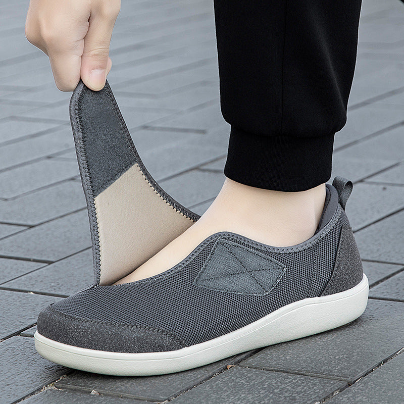 Damen Bequeme Slip-On Freizeitschuhe mit elastischem Obermaterial EB