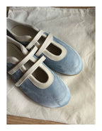 Damen Ballerina-Slipper mit verstellbarem Riemen und komfortablem Innenfutter EB