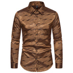 Herren Elegantes Hemd mit einzigartigem Strukturdesign EB