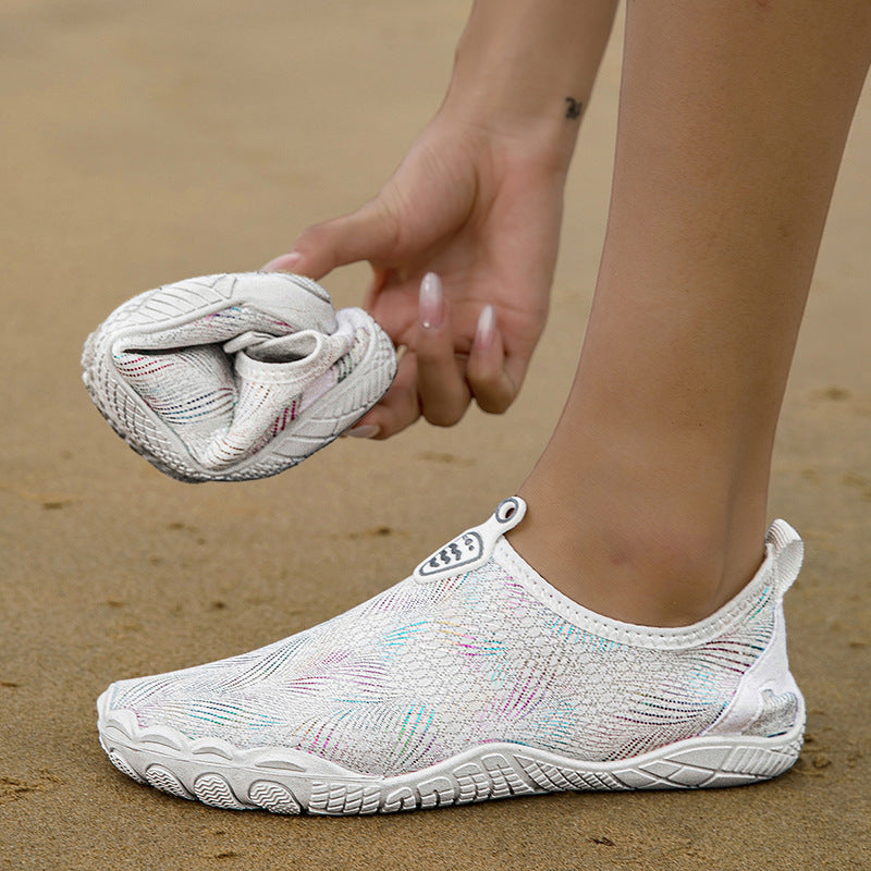 Damen Aqua-Schuhe mit flexiblem Schnellschnürsystem und rutschfestem Profil EB