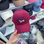 Bestickte Damen-Baseballkappe mit Kuhmuster