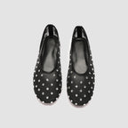 Damen Ballerinas mit modischem Strassdesign EB