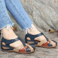 Damen Bequeme Riemchen-Sandalen mit ergonomischem Design und atmungsaktiver Obermaterialstruktur EB