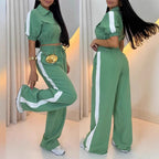 Lässiger Damen-Jumpsuit mit Reißverschluss und Palazzo-Bein