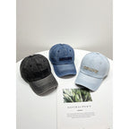 Herren-Denim-Baseballkappe