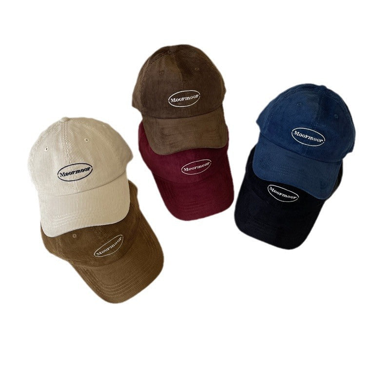 Lässige Damen-Baseballkappe aus Cord
