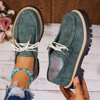 Damen Bequeme Mokassins mit robustem Profil EB