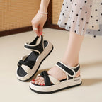 Damen bequeme Sandaletten mit modischem Knoten-Design EB