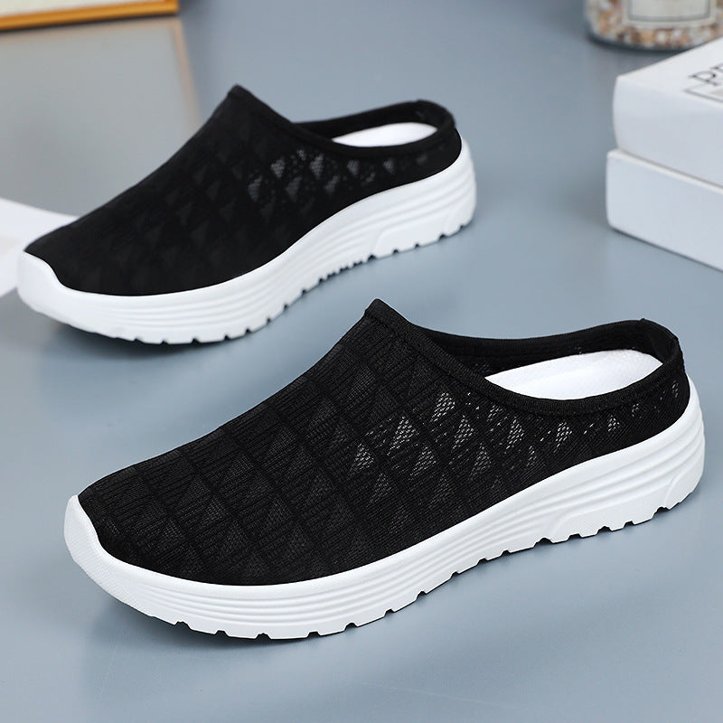 Damen Bequeme Clogs mit rutschfester Sohle und atmungsaktivem Obermaterial EB