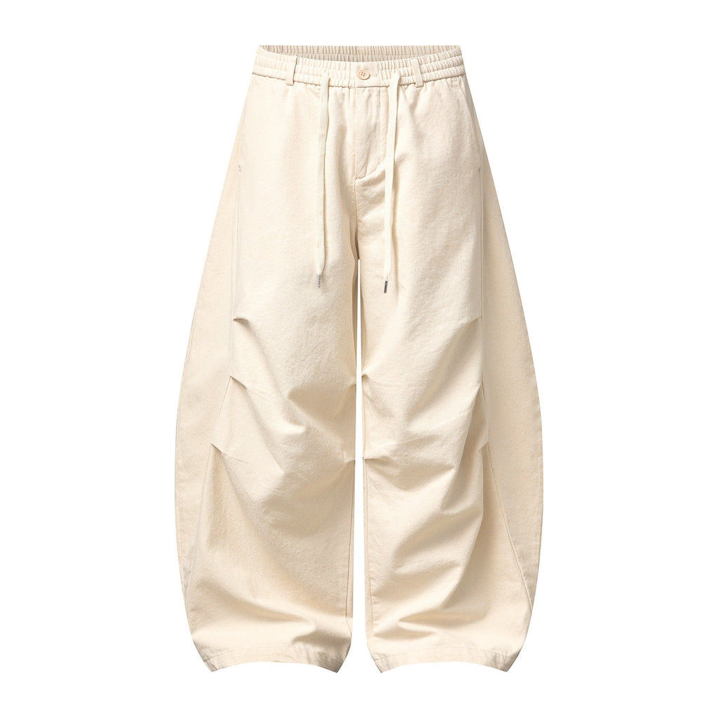 Weite Cargo-Bermudashorts für Damen mit Kordelzug und aufgesetzten Taschen