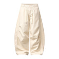 Weite Cargo-Bermudashorts für Damen mit Kordelzug und aufgesetzten Taschen