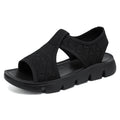 Damen Bequeme Sandalen mit elastischen Riemen und rutschfester Sohle EB