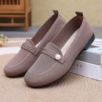 Damen Bequeme Slip-On Loafers mit modischem Detail EB