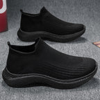 Herren nan nahtloser Strick-Schlupfschuh mit ergonomischer Zwischensohle und Fersenlasche EB