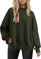 Damen lockerer Strickpullover EB