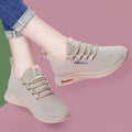 Damen Atmungsaktive Freizeitschuhe mit flexiblem Obermaterial und rutschfester Sohle EB