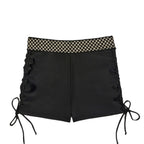 Damen-Badeshorts mit verstellbarem Bund
