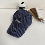 Herren-Baseballkappe mit Karomuster