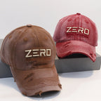 Herren-Baseballcap aus Distressed-Baumwolle