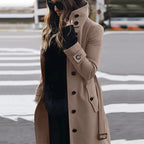 Damen eleganter und bequemer Trenchcoat EB