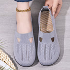 Damen atmungsaktive Stricksandalen mit elastischem Portion EB