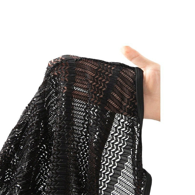 Atmungsaktive Damen-Mesh-Badeshorts mit verstellbarem Bund