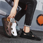 Damen Bequeme Freizeitsandalen mit atmungsaktivem Design und verstellbarem Riemen EB