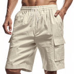 Technische Cargo-Shorts für Herren mit elastischem Kordelzugbund