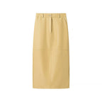 Damen elegante Kunstledermantel EB