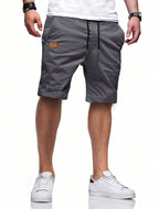 Herren bequeme Sport Shorts mit praktischen Taschen und elastischem Bund EB