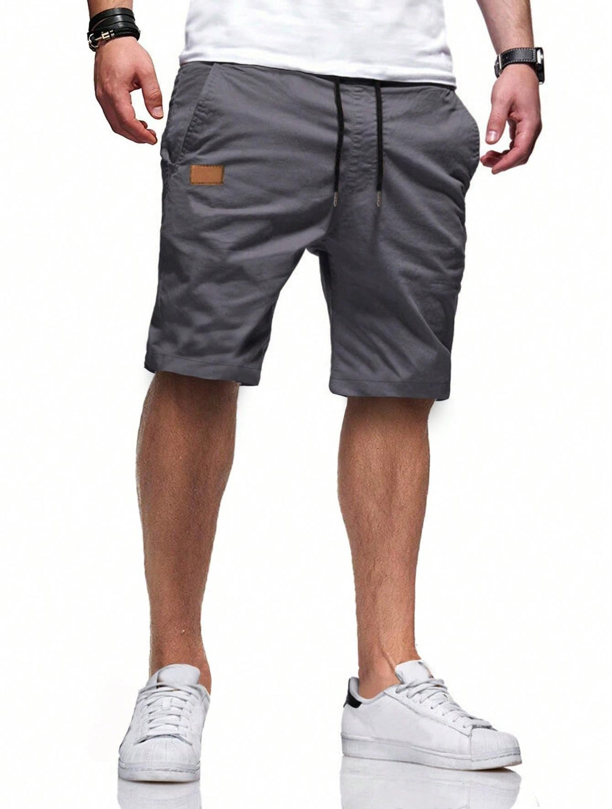 Bequeme Sport-Shorts für Herren mit Taschen und elastischem Bund