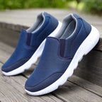 Damen Atmungsaktive Slip-On Freizeitschuhe mit elastischer Sohle EB