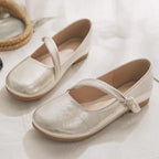 Damen elegante Ballerinas mit modischem Schleifendetail und komfortabler Innensohle EB