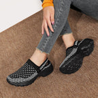 Damen Bequeme und atmungsaktive Clogs EB