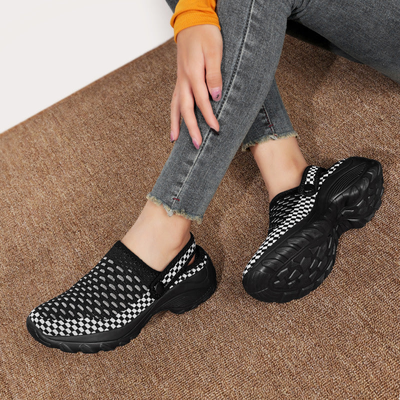 Damen Bequeme und atmungsaktive Clogs EB