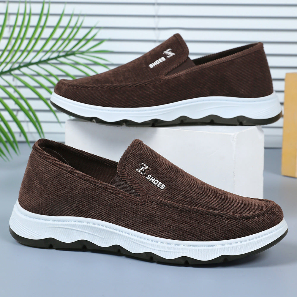 Damen Sportliche Slip-On Schuhe aus weichem Material EB