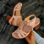 Damen Komfortable Sandalen mit verstellbarem Riemen und anatomischem Fußbett EB
