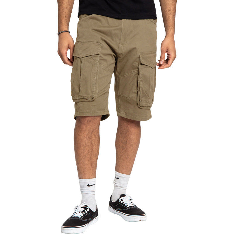 Herren-Cargoshorts mit großen Klappentaschen