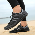 Damen Aqua-Laufschuhe mit elastischem Schnellschnürsystem und atmungsaktivem Obermaterial EB
