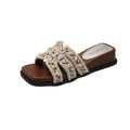Damen Dekorative Sandalen mit eleganten Perlenapplikationen EB