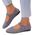 Damen Ballerinas mit verstellbarem Riemen und elegantem Design EB