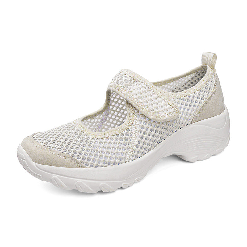 Damen Atmungsaktive Freizeitschuhe mit verstellbarem Riemen EB
