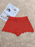 Damen-Häkelshorts für den Strand