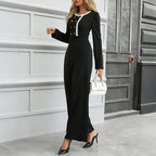 Eleganter Damen-Jumpsuit mit Taillengürtel