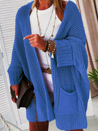 Damen Grober Strick-Cardigan EB