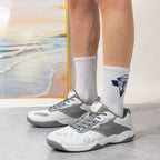 Unisex nan leichte atmungsaktive Indoor-Tennisschuhe mit stoßdämpfender Gummisohle EB