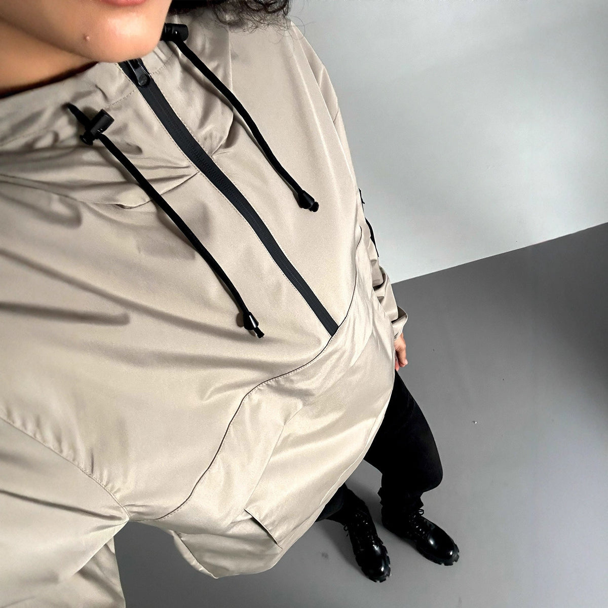 Damen Funktionsjacke mit praktischen Taschen und verstellbarem Bund EB
